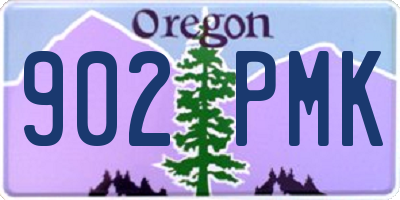 OR license plate 902PMK