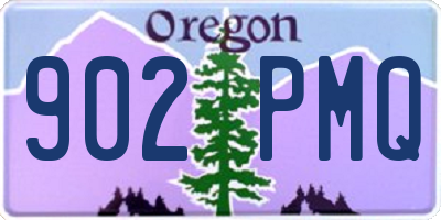 OR license plate 902PMQ