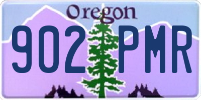 OR license plate 902PMR