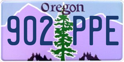 OR license plate 902PPE