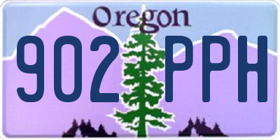 OR license plate 902PPH