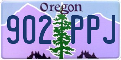 OR license plate 902PPJ