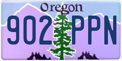 OR license plate 902PPN