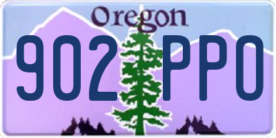 OR license plate 902PPO