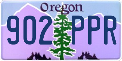OR license plate 902PPR