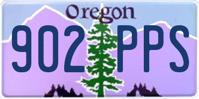OR license plate 902PPS