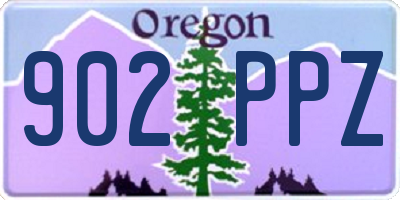 OR license plate 902PPZ