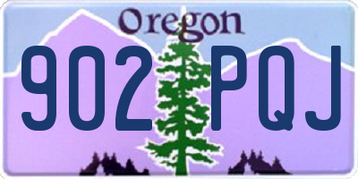 OR license plate 902PQJ