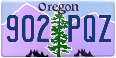 OR license plate 902PQZ