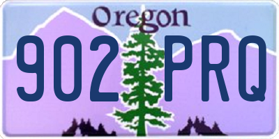 OR license plate 902PRQ