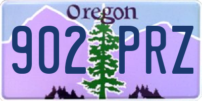 OR license plate 902PRZ