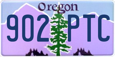OR license plate 902PTC