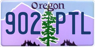 OR license plate 902PTL
