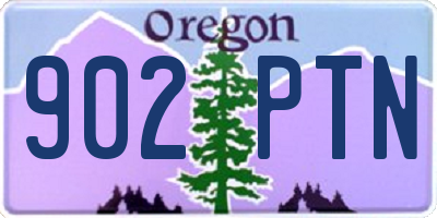 OR license plate 902PTN