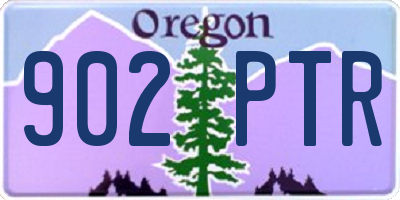 OR license plate 902PTR