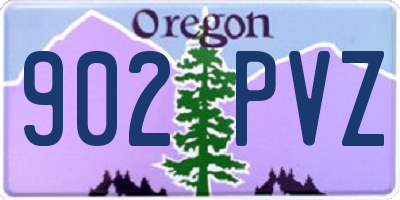 OR license plate 902PVZ