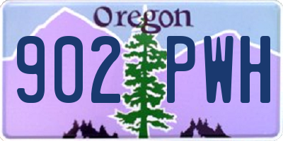 OR license plate 902PWH