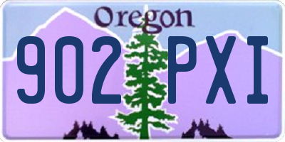 OR license plate 902PXI