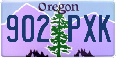 OR license plate 902PXK
