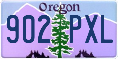 OR license plate 902PXL