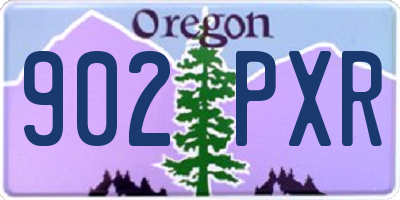 OR license plate 902PXR