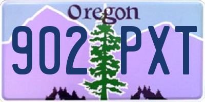 OR license plate 902PXT