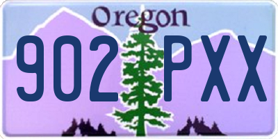 OR license plate 902PXX
