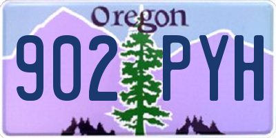 OR license plate 902PYH