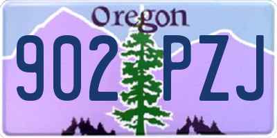 OR license plate 902PZJ