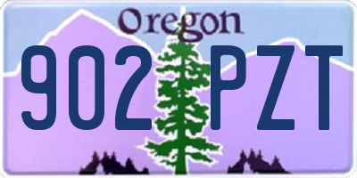 OR license plate 902PZT
