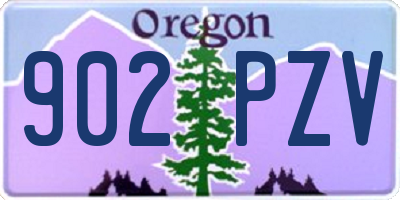 OR license plate 902PZV