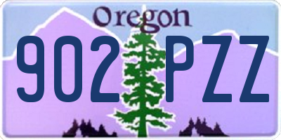 OR license plate 902PZZ