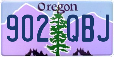 OR license plate 902QBJ