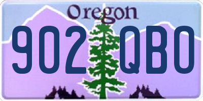 OR license plate 902QBO