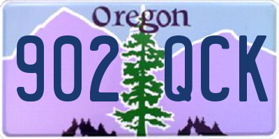 OR license plate 902QCK
