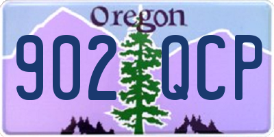 OR license plate 902QCP