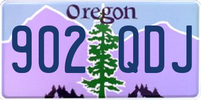 OR license plate 902QDJ