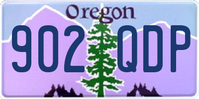 OR license plate 902QDP