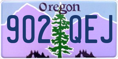 OR license plate 902QEJ