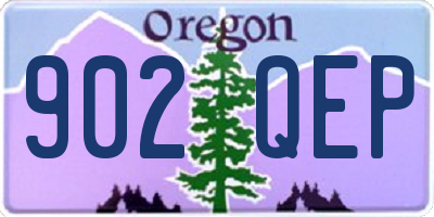 OR license plate 902QEP