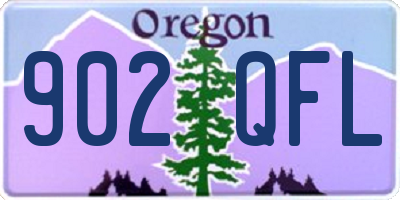 OR license plate 902QFL