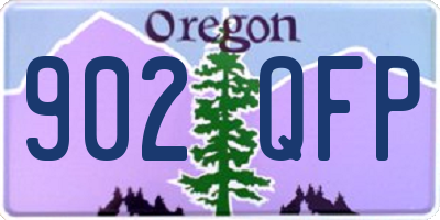 OR license plate 902QFP