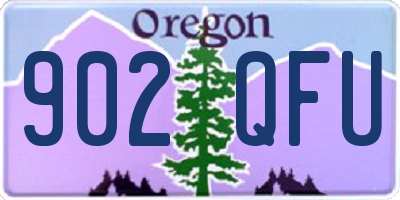 OR license plate 902QFU
