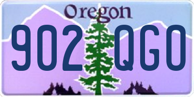 OR license plate 902QGO