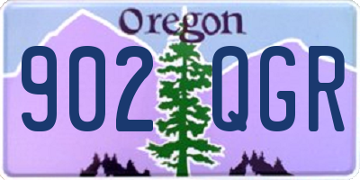 OR license plate 902QGR
