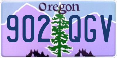 OR license plate 902QGV