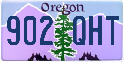 OR license plate 902QHT