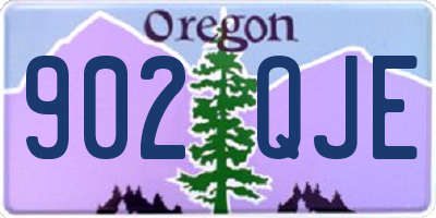 OR license plate 902QJE