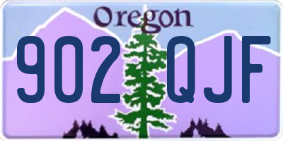 OR license plate 902QJF