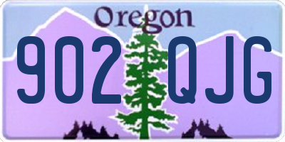 OR license plate 902QJG
